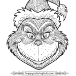 The grinch coloring pages pdf