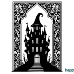 The wicked witch s castle coloring pages