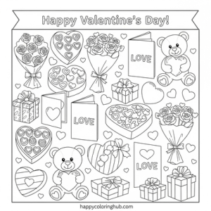 Valentine coloring pages for sunday school – Happy Coloring Hub – Free ...