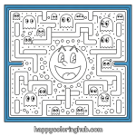 Video game character printable coloring pages