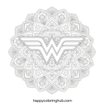 Wonder woman coloring pages 2017