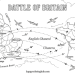 World war two map coloring pages