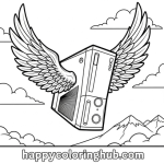 Xbox 360 coloring pages