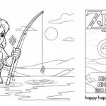 Zelda coloring pages pdf