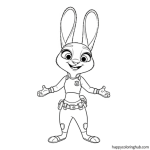 Zootopia coloring pages to print