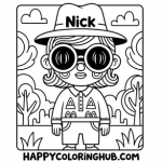 Zootopia judy and nick coloring pages