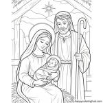 1st grade catechism coloring pages for trinity and holy family