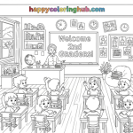 2nd grade coloring page