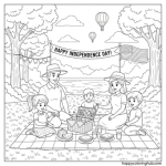 4th of july coloring pages to print