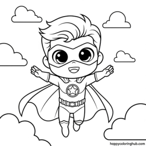 Adult coloring page easy