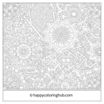 Adult coloring page patterns