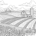 Adult coloring pages landscapes