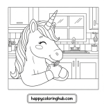 Adult coloring pages unicorn