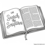Adult coloring pages with lds quotes