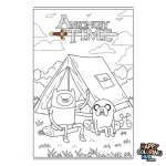 Adventure time coloring pages