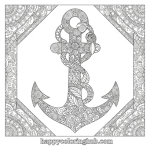 Anchor coloring pages for adults