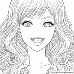 Anime girl chibi coloring pagolnine anime pages chibi groupp coloring