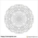 Anti stress coloring