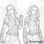 Avengers endgame coloring pages