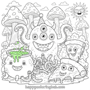 Bad words coloring book