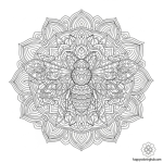 Bee coloring