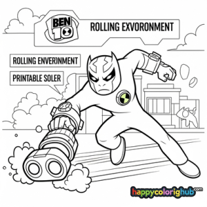 Ben 10 coloring pages