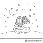 Bff coloring pages