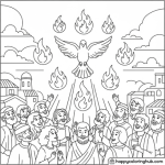 Bible coloring pages for 6 yr olds