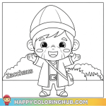 Bible story coloring pages zacchaeus