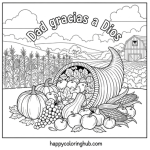 Bible verse coloring page in spanish
