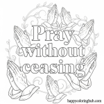 Bible verse coloring pages free printable easy for kids