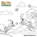 Big city greens coloring pages