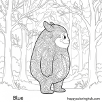 Blue from jurassic world coloring pages
