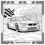 Bmw coloring pages