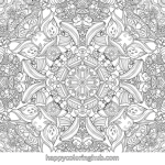 Bold and easy fruit salad coloring page
