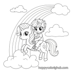 Boy my little pony coloring pages