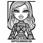 Bratz coloring pages