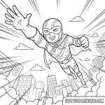 Candy canes coloring page