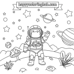 Cartoon coloring pages for boys