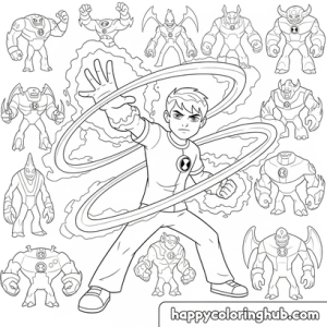 Cartoon network coloring pages