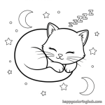 Cat coloring pages