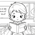 Chibi coloring pages