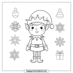 Christmas printable coloring pages for kids