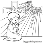 Clipart lds coloring pages about prayer