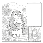 Club penguin coloring pages