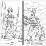 Coloring book bible for adults