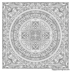 Coloring page for sunday school valentines and god s love