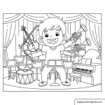 Coloring pages 5 year old boy