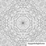 Coloring pages adults pattern