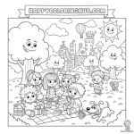 Coloring pages for kids 90s cartoons